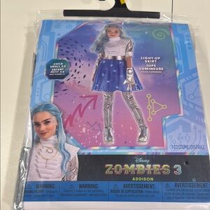 Disney Zombies 3 Addison Light-Up Costume with Silver and Blue